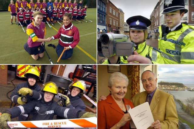 Selection of photos of Scarborough people in the news, in January 2005.