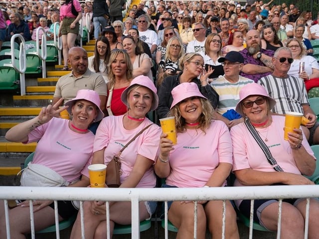 Pink Ladies ready for the show