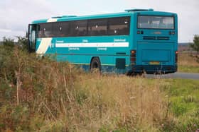 An Arriva bus, pictured near Robin Hood's Bay - there are cutbacks on the way to the 95 service.