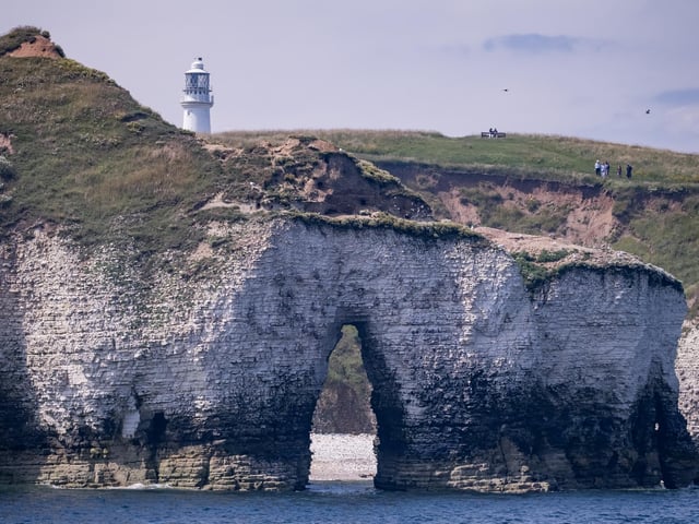 Stunning views of the dramatic East Yorkshire coastline.