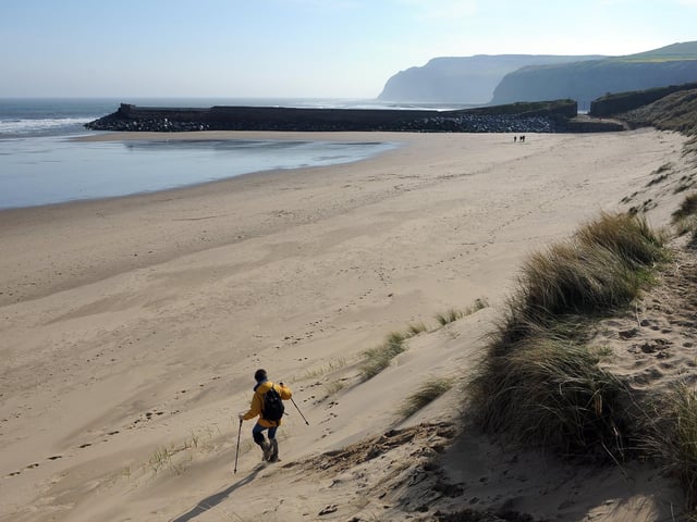 Cattersty Sands at Skinningrove, known as a "secret beach" by those who know and love it. Picture Tony Johnson.