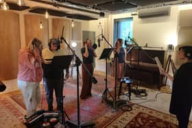 We Remember - recording session