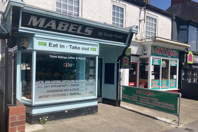 Auntie Mabel's Cafe is located on Quay Road, Bridlington. It is a family run, traditional cafe in Bridlington, serving freshly made breakfast and lunch foods.