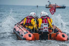 Bridlington RNLI inshore lifeboat (ILB) Ernie Wellings. Photo: RNLI/Mike Milner