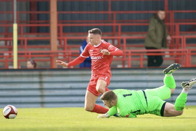 Bridlington Town earned a 1-0 home win against Dunston on Saturday. PHOTOS BY TCF PHOTOGRAPHY