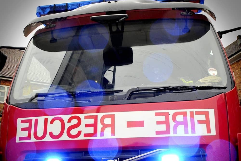 Scarborough and Filey fire crews extinguished the remains of an abandoned caravan that had been set alight on farmland.