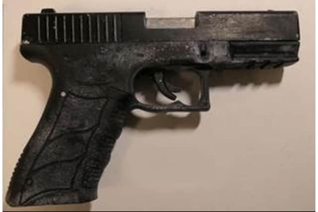 Converted Ekol top-venting blank firer