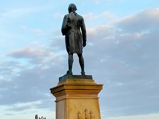 This striking picture of the Captain Cook statue was taken by Michael Maynard.