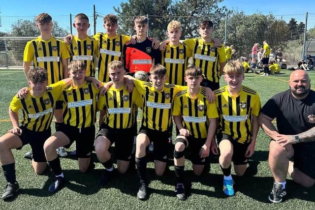 The Hawkes U16s made it to the semi-finals in Salou.