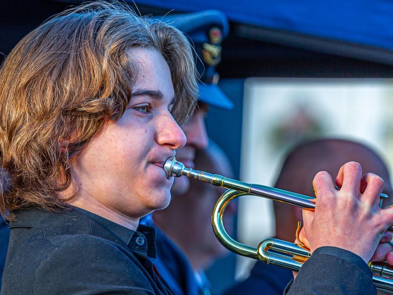 The playing of The Last Post.