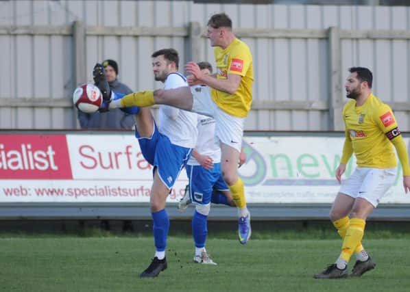 Lewis Dennison scored the leveller for Bridlington Town at home to Sheffield FC last weekend.