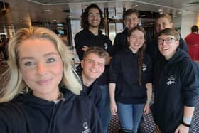 Youth Voice group wearing their uniforms that were funded by BMW (Phoebe far left)