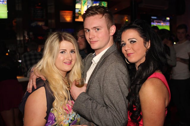 Claire, Leigh and Whitney out celebrating Whitney's birthday in Blue Lounge.
