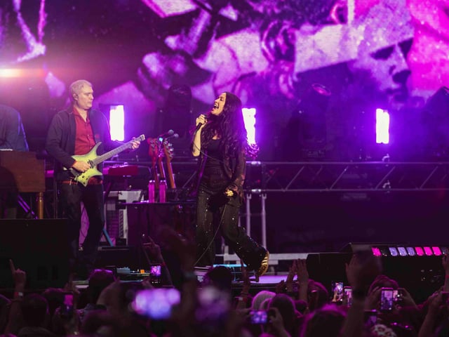 The international star had incredible stage presence.