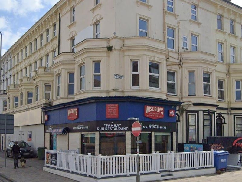 Wiseguys is located on the Promenade, Bridlington. One Tripadvisor review said "The staff were all very friendly and the food is really fresh and high quality, we would highly recommend!"