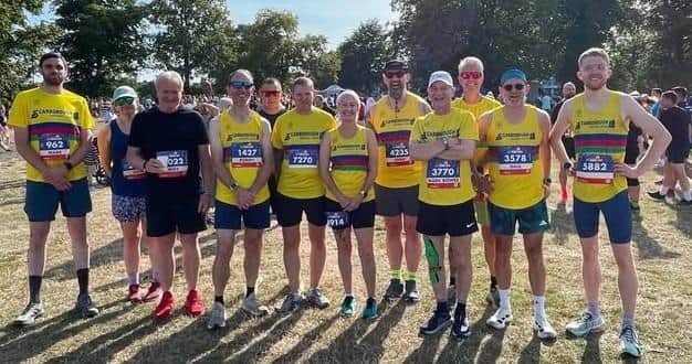 The Scarborough AC team at the latest Run For All York 10K.