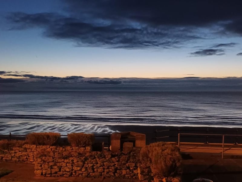 A picturesque shot of Bridlington seafront in early 2023.