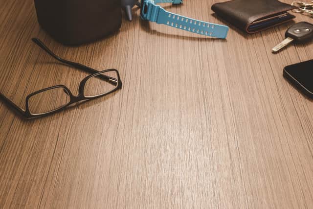 Rather than having everything scattered about the home, get into the habit of having one place for car keys, house keys, the dosset box for the drugs you take, your purse.