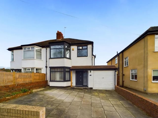 This three bedroom and one bathroom semi-detached house is for sale with Hunters with a guide price of £290,000.