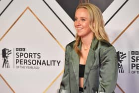 Whitby's Beth Mead at the BBC Sports Personality Of The Year at Dock10 Studios, Manchester. 
Photo by Anthony Devlin/Getty Images.