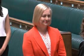 Alison Hume Sworn In As MP For Scarborough And Whitby. Courtesy Parliamentlive