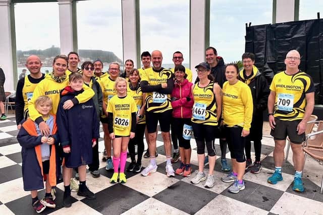 Some of the BRR members at the Scarborough 10k on Sunday.