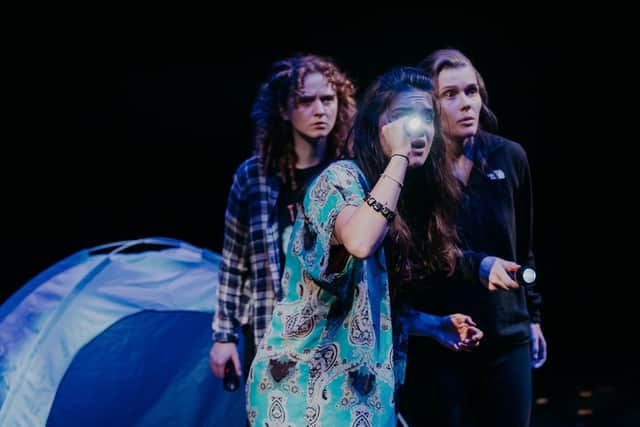 Ellen Trevaskiss, Mimi Millmore, Madeleine Farnhill in Birdwatching