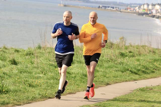 BRR Chairman Martin Hutchinson, right, finished in sixth place.