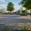 The project will deliver the most significant changes to the station forecourt in decades. It will feature improved pedestrian routes, new seating areas, resurfaced footpaths, tree planting and enhanced public spaces. Image NYC.