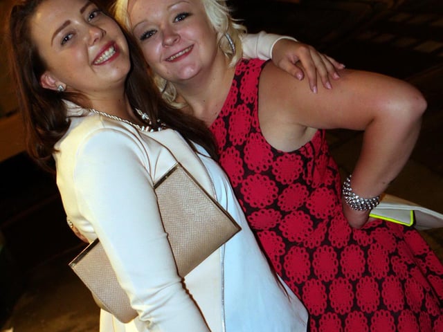 Portia out with Leanne celebrating her birthday in town.