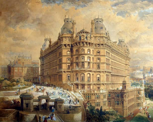 Can you identify painting of the Grand Hotel in Scarborough