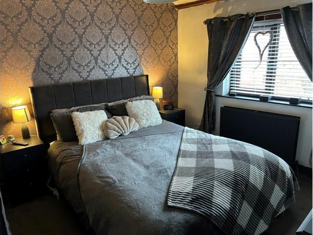 One of the double bedrooms in the house.