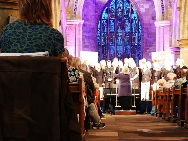 The Big Sing Community Choir's concert at St Mary's Church which attracted a capacity audience once again.
