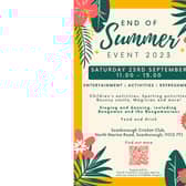 The ‘End of Summer’ community celebration event will take place at Scarborough Cricket Club on Saturday, September 23.