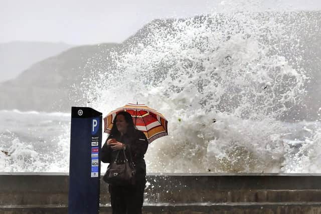 Wet weather and cooler temperatures are predicted for the Yorkshire coast this week. Photo: Richard Ponter.