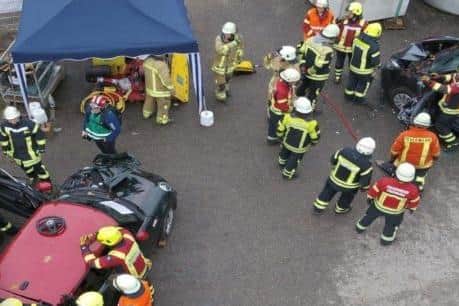 Five training scenarios will take place each day