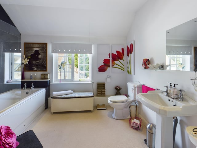 Another of the plush bathrooms within the property.
