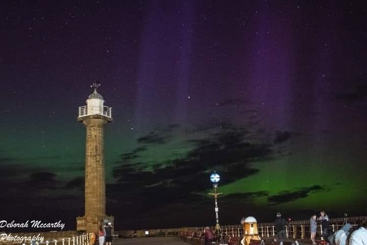 Take a look and spot the other stargazers trying to get the perfect shot of the Aurora in Whitby.