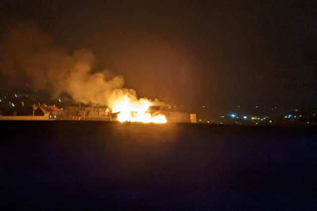 Fire crews from nine stations attended the incident - Image:Facebook/Robin Hood's Bay Fire Station
