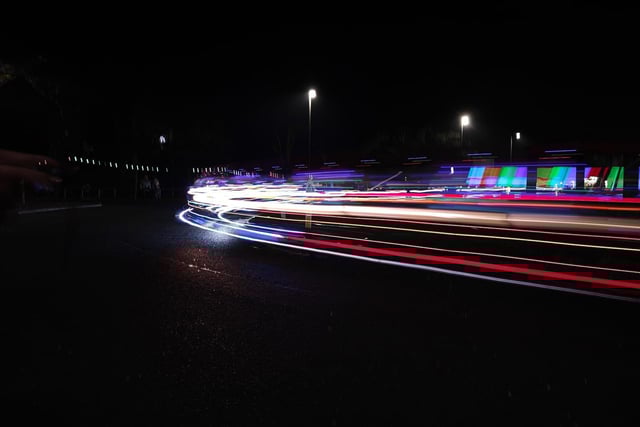 Scarborough's Honda Goldwing Light Display came to town over the weekend.