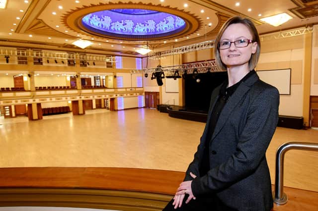 Michelle Hatton is taking over the running of the ballroom dancing events in the Royal Hall.
Picture by Paul Atkinson, NBFP PA1712-2f