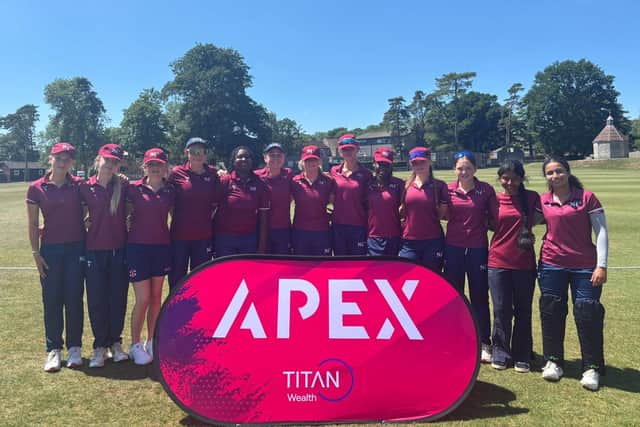 Scarborough College Girls U15s team earned third place at the Apex International Cricket Festival.
