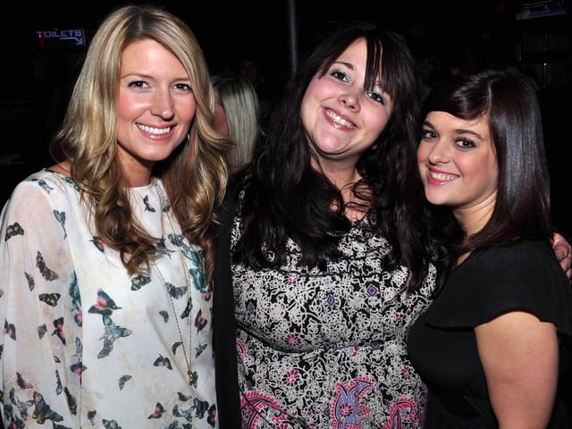 Looking good...Zoe, Emma and Jenny on a girls night out!