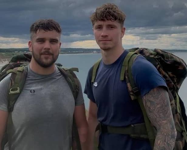 Bridlington boxers Zac Stabler, left and James Precious are tackling the Special Forces Experience in the Brecon Beacons to help raise money for Bridlington CYP.
