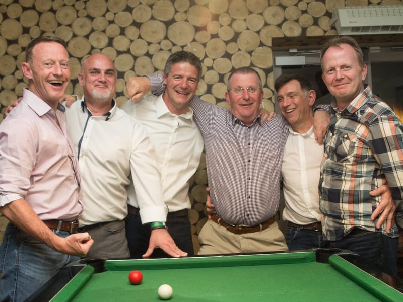 Bridlington guys Adam, Martin, James, Rich, Shaun, Colin having a fun in Mist Bar.