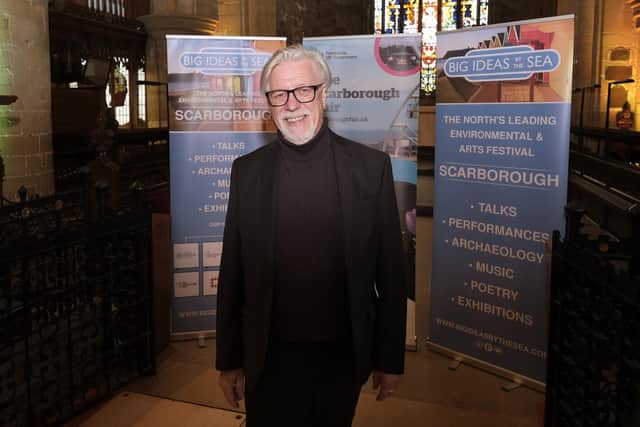 John Oxley at St Mary's Church - pic Richard Ponter