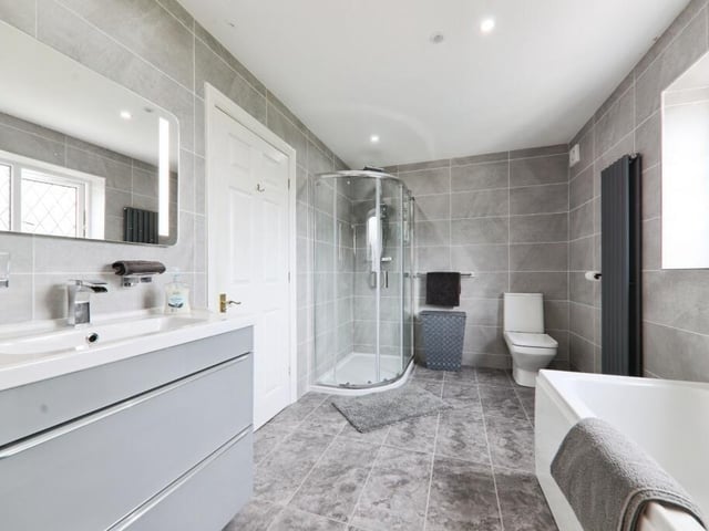 One of three luxury bathrooms in the property.