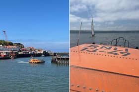 Whitby lifeboat was called to the aid of a stricken yacht.