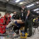 Fraser’s harrowing experience was captured on Helicopter ER.