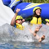 Forget Love Island, North Yorkshire Water Park is bringing a brand-new meaning to the phrase ‘sliding into the DMs’ by hosting a unique dating event, inviting singletons across the North to take on its much-loved Aquapark in the ultimate ice breaker activity.